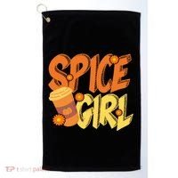 Spice Girl Pumpkin Coffee Lover Fall Golf Towel thumb 0