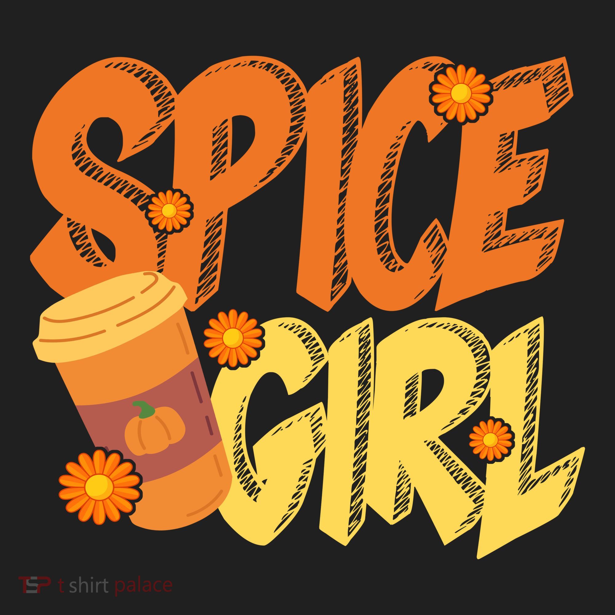 Spice Girl Pumpkin Coffee Lover Fall Golf Towel
