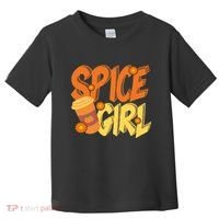 Spice Girl Pumpkin Coffee Lover Fall Toddler T-Shirt thumb 0