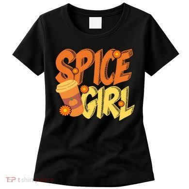 Spice Girl Pumpkin Coffee Lover Fall Women's T-Shirt
