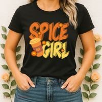 Spice Girl Pumpkin Coffee Lover Fall Women's T-Shirt thumb 2