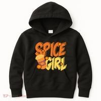 Spice Girl Pumpkin Coffee Lover Fall Kids Hoodie thumb 0