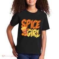 Spice Girl Pumpkin Coffee Lover Fall Kids T-Shirt thumb 2