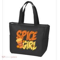 Spice Girl Pumpkin Coffee Lover Fall Tote Bag thumb 3