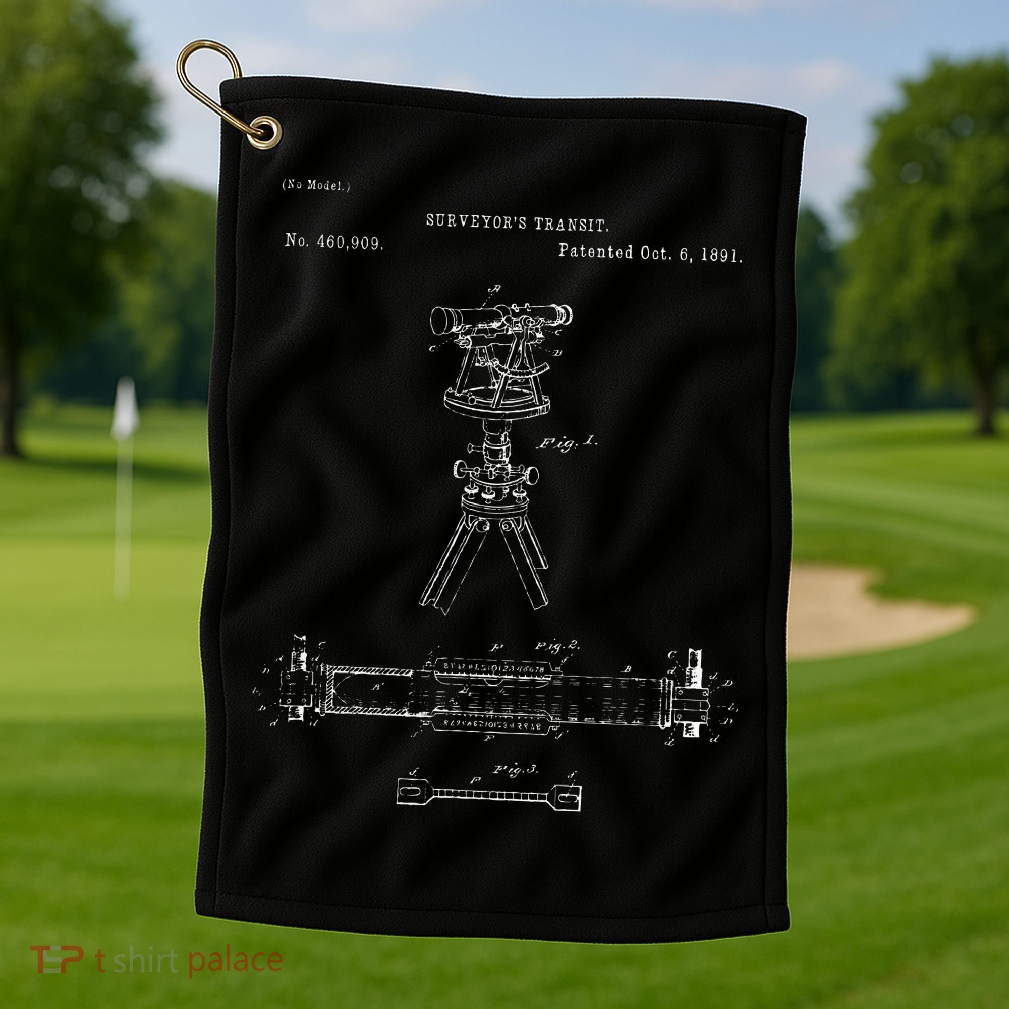 Surveying Gift Property Land Surveyor Tool Golf Towel