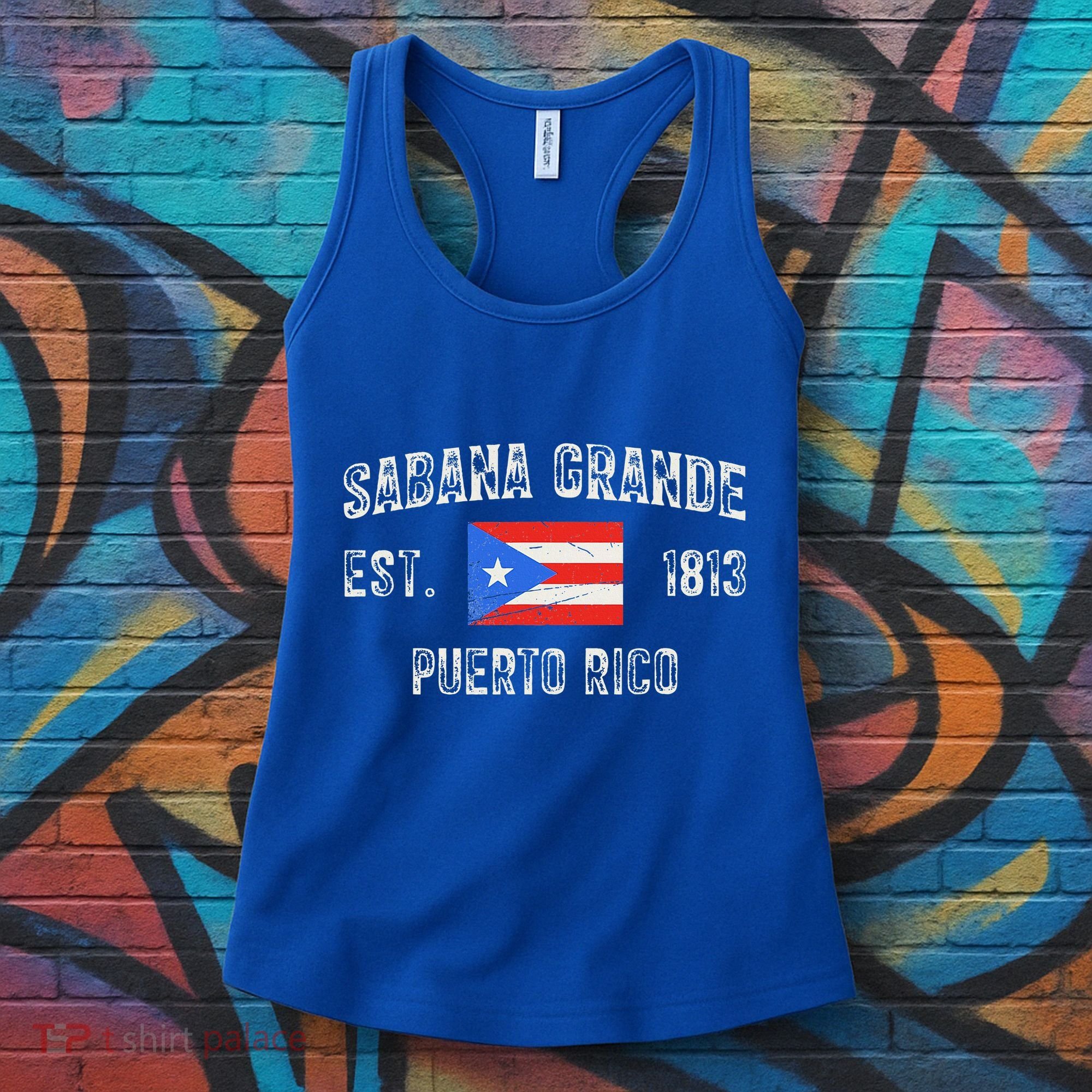 Sabana Grande Puerto Rico Est 1813 Puerto Rico Women's Tank Top