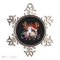 Santa Guinea Pig Christmas Lights Guinea Pig Reindeer Xmas Ornament thumb 0