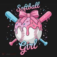 Softball Girl Player Vibes Coquette Bow Softball Mama Women's Hoodie thumb 2