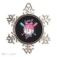 Softball Girl Player Vibes Coquette Bow Softball Mama Ornament thumb 0