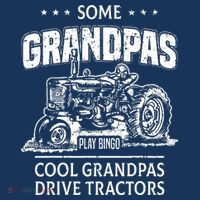 Some Grandpas Play Bingo Cool Grandpas Drive Tractors Farmer Women's Tank Top thumb 5