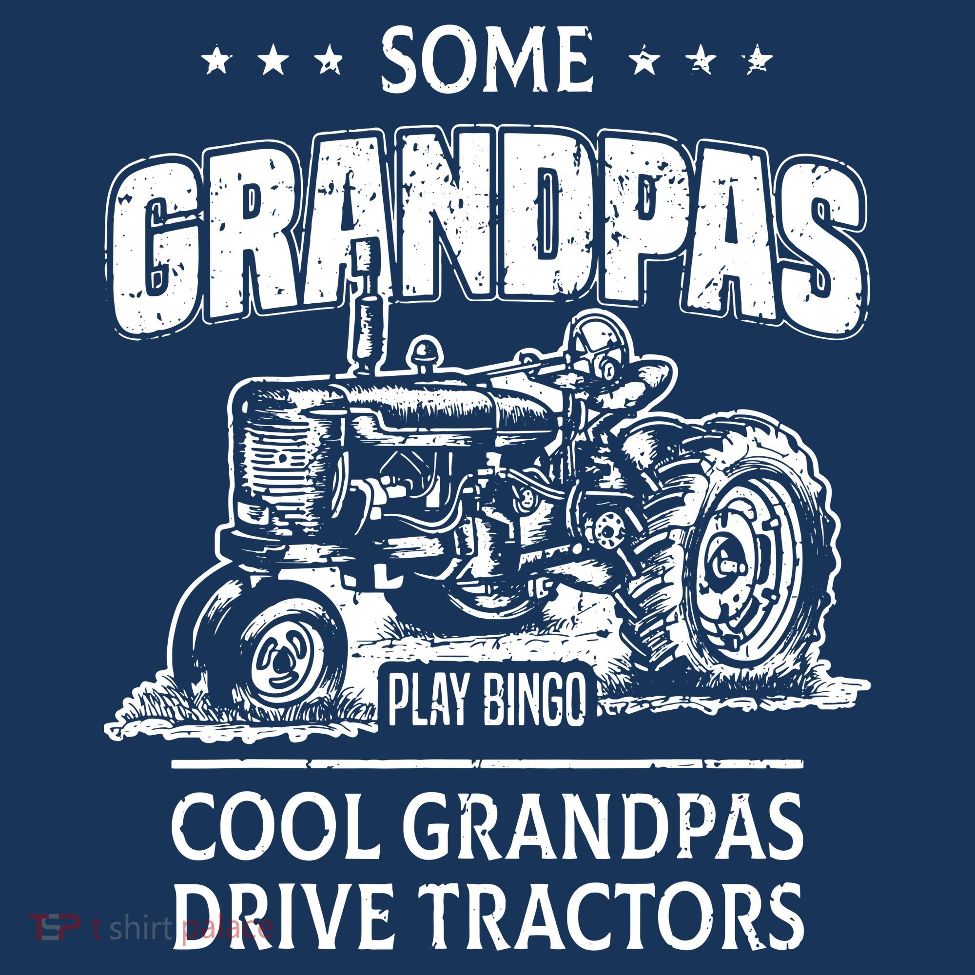 Some Grandpas Play Bingo Cool Grandpas Drive Tractors Farmer Women's Tank Top