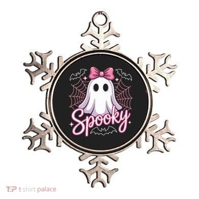 Spooky Ghost Pink Coquette Halloween Cute Ornament