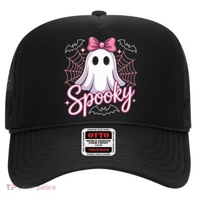Spooky Ghost Pink Coquette Halloween Cute Hat