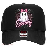 Spooky Ghost Pink Coquette Halloween Cute Hat thumb 0