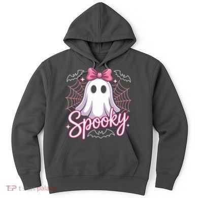 Spooky Ghost Pink Coquette Halloween Cute Hoodie