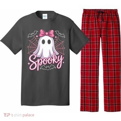 Spooky Ghost Pink Coquette Halloween Cute Pajama Set