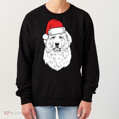 Santa Great Pyrenees Dog Ugly Christmas Meaningful Gift Women's Sweatshirt