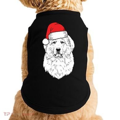 Santa Great Pyrenees Dog Ugly Christmas Meaningful Gift Doggie Tank