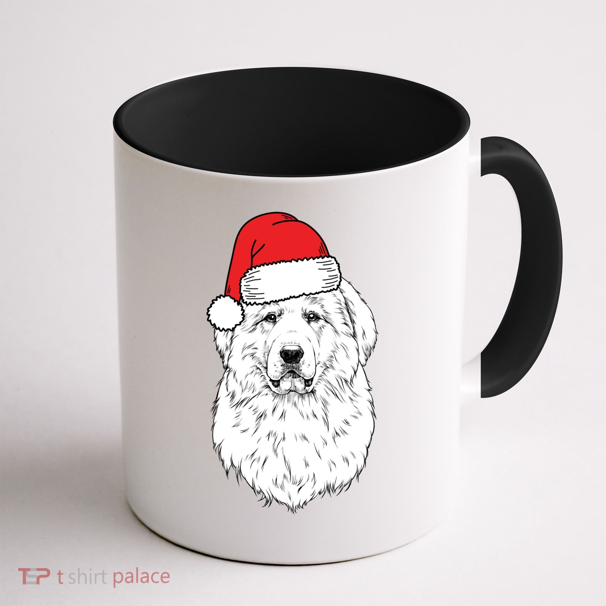 Santa Great Pyrenees Dog Ugly Christmas Meaningful Gift Coffee Mug