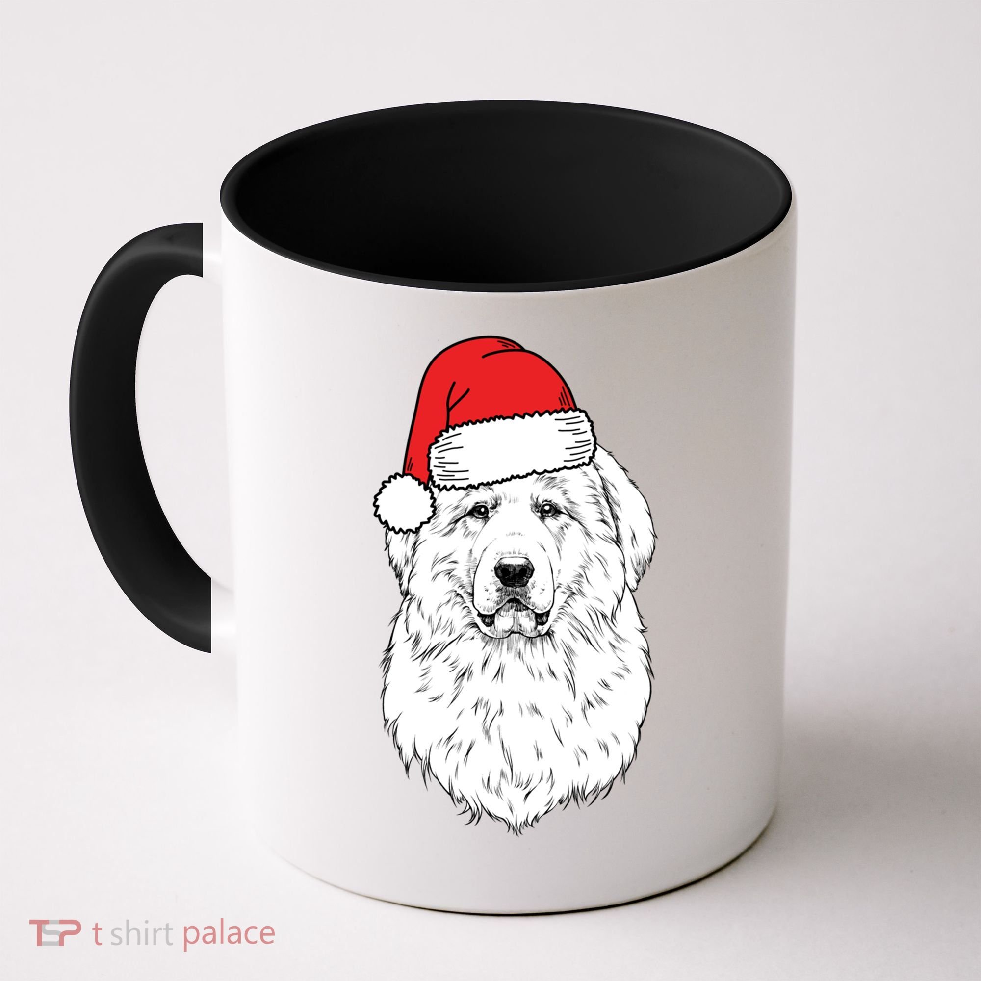 Santa Great Pyrenees Dog Ugly Christmas Meaningful Gift Coffee Mug