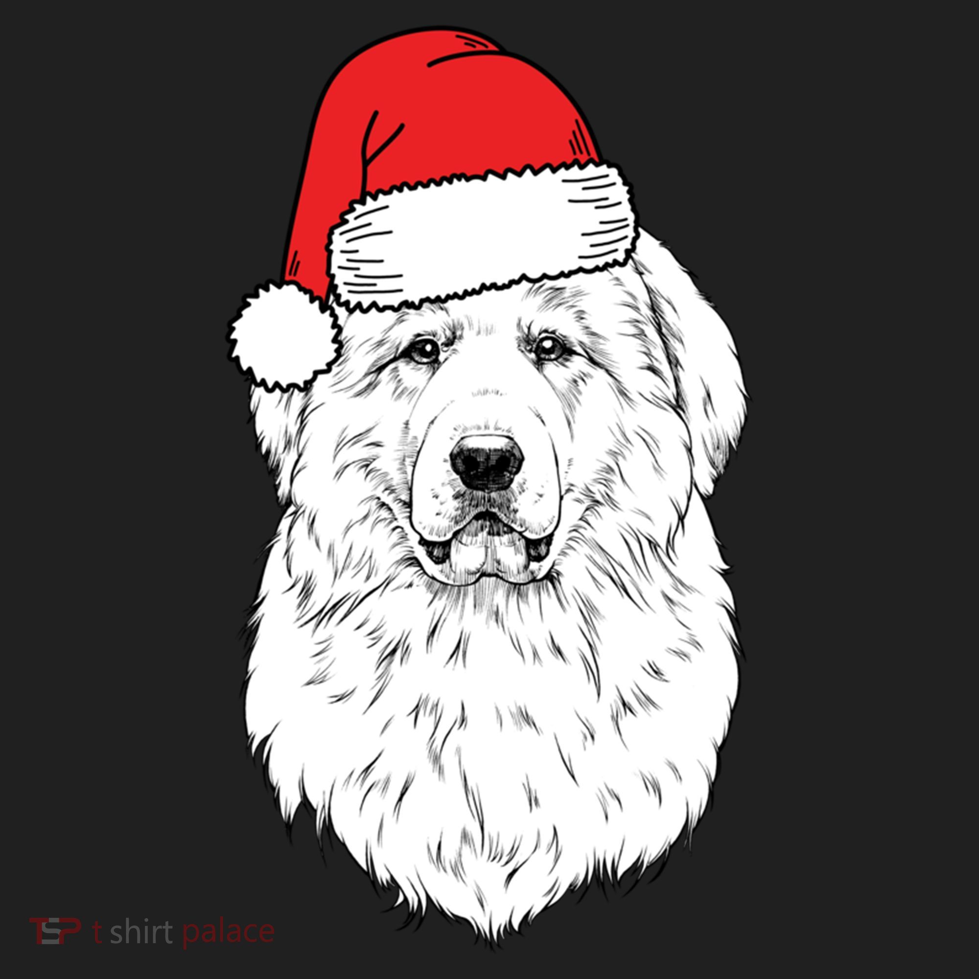 Santa Great Pyrenees Dog Ugly Christmas Meaningful Gift Beanie