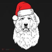 Santa Great Pyrenees Dog Ugly Christmas Meaningful Gift Ornament thumb 1