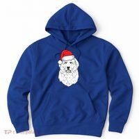 Santa Great Pyrenees Dog Ugly Christmas Meaningful Gift Hoodie thumb 0