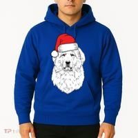 Santa Great Pyrenees Dog Ugly Christmas Meaningful Gift Hoodie thumb 2