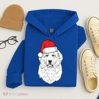 Santa Great Pyrenees Dog Ugly Christmas Meaningful Gift Hoodie thumb 4