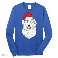 Santa Great Pyrenees Dog Ugly Christmas Meaningful Gift Long Sleeve Shirt thumb 0