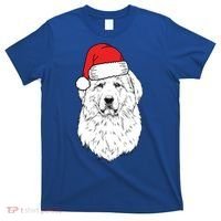 Santa Great Pyrenees Dog Ugly Christmas Meaningful Gift T-Shirt thumb 0