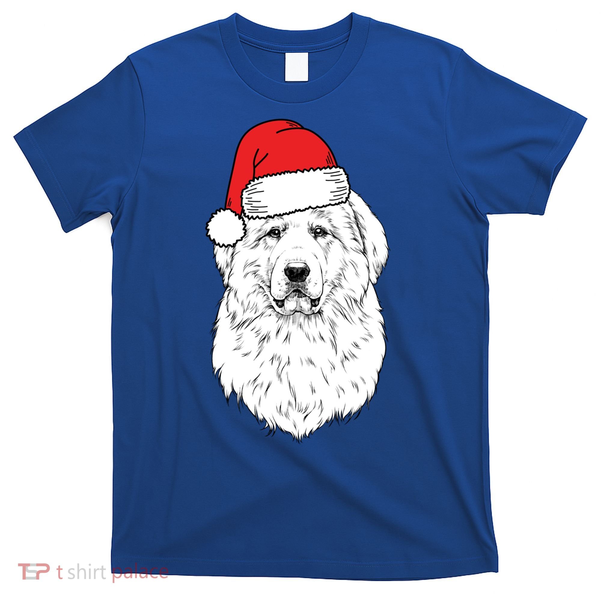 Santa Great Pyrenees Dog Ugly Christmas Meaningful Gift T-Shirt