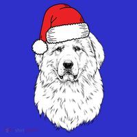 Santa Great Pyrenees Dog Ugly Christmas Meaningful Gift Baby Bodysuit thumb 2