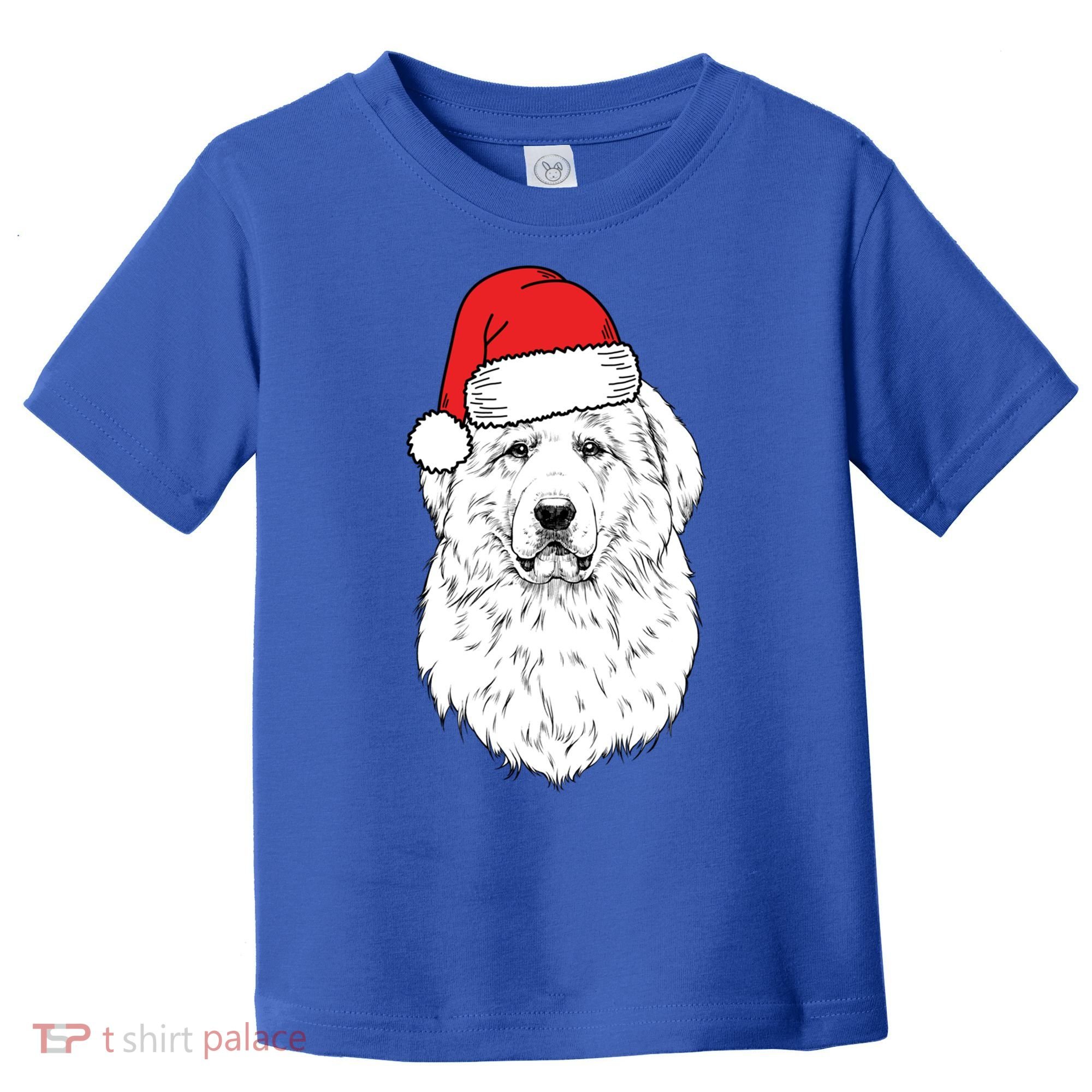 Santa Great Pyrenees Dog Ugly Christmas Meaningful Gift Toddler T-Shirt