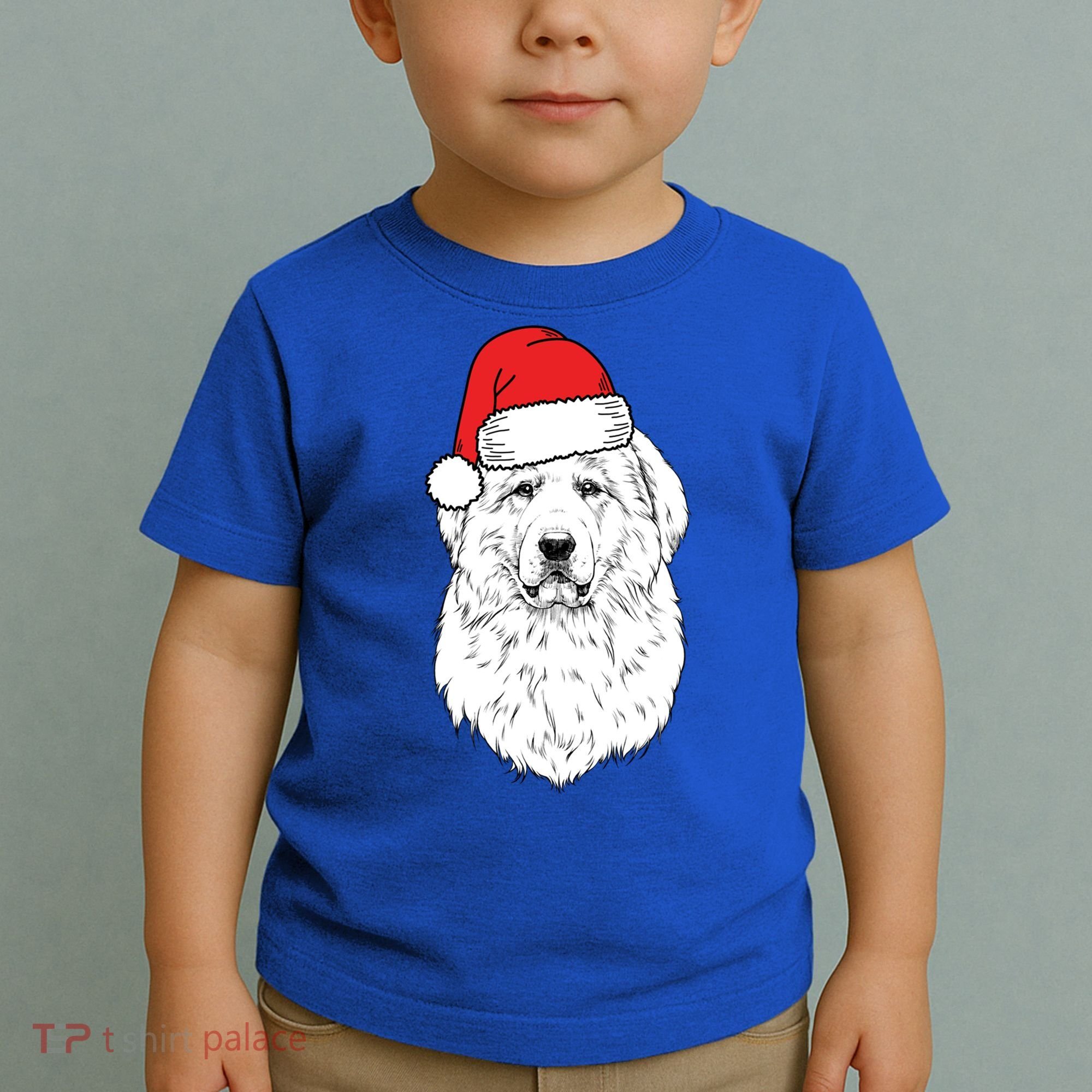 Santa Great Pyrenees Dog Ugly Christmas Meaningful Gift Toddler T-Shirt