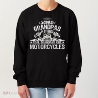 Some Grandpas Play Bingo Real Grandpas Ride Motorcycles Women's Sweatshirt thumb 0
