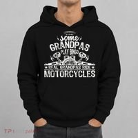 Some Grandpas Play Bingo Real Grandpas Ride Motorcycles Hoodie thumb 0