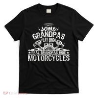 Some Grandpas Play Bingo Real Grandpas Ride Motorcycles T-Shirt thumb 0
