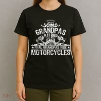 Some Grandpas Play Bingo Real Grandpas Ride Motorcycles T-Shirt thumb 4