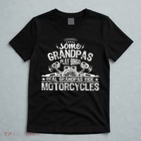 Some Grandpas Play Bingo Real Grandpas Ride Motorcycles T-Shirt thumb 5