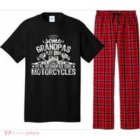 Some Grandpas Play Bingo Real Grandpas Ride Motorcycles Pajama Set thumb 0