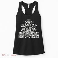 Some Grandpas Play Bingo Real Grandpas Ride Motorcycles Women's Tank Top thumb 0