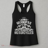 Some Grandpas Play Bingo Real Grandpas Ride Motorcycles Women's Tank Top thumb 3