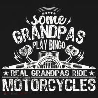 Some Grandpas Play Bingo Real Grandpas Ride Motorcycles Visor thumb 3