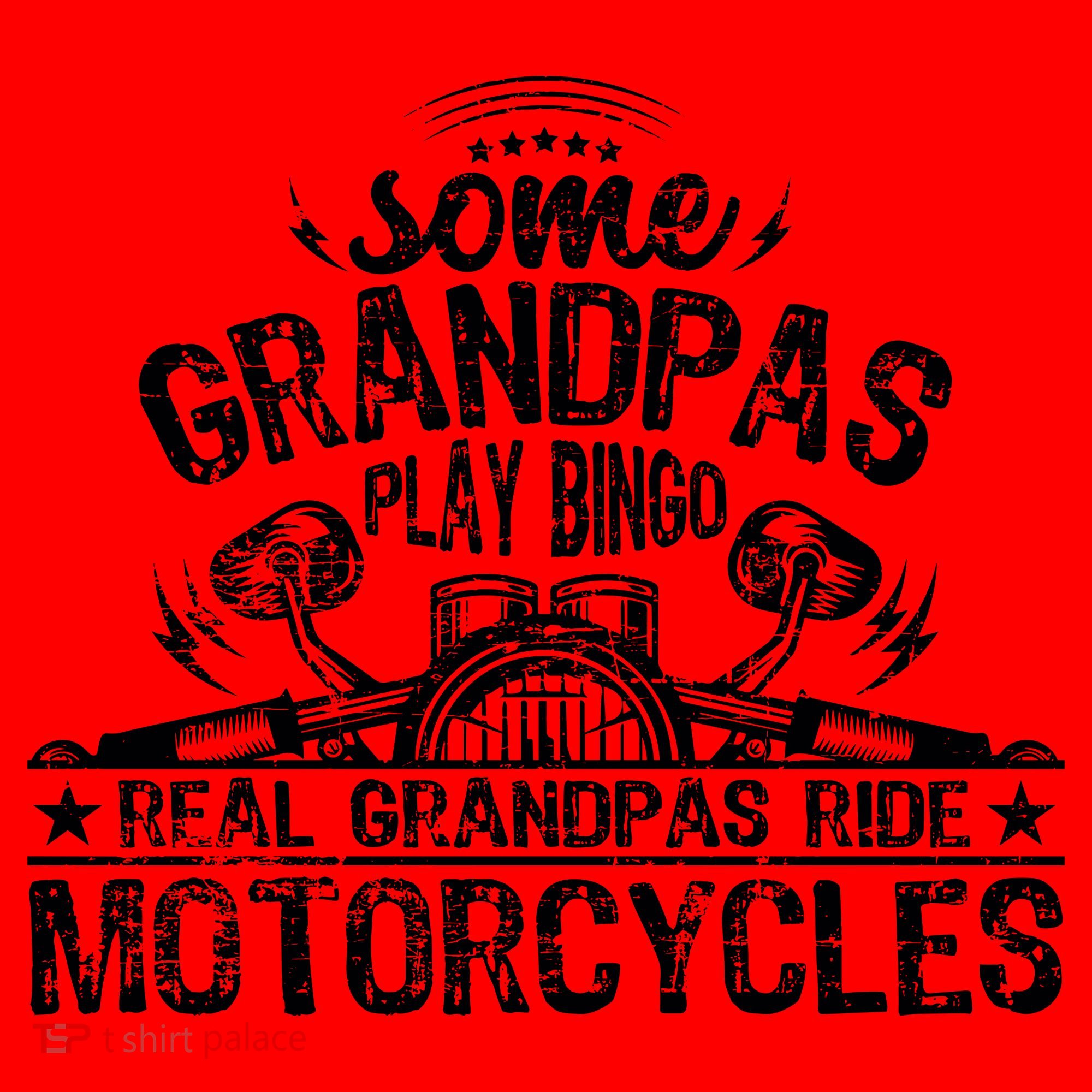 Some Grandpas Play Bingo Real Grandpas Ride Motorcycles Santa Hat