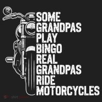 Some Grandpas Play Bingo Real Grandpas Ride Motorcycles Beanie thumb 2