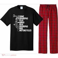 Some Grandpas Play Bingo Real Grandpas Ride Motorcycles Pajama Set thumb 0