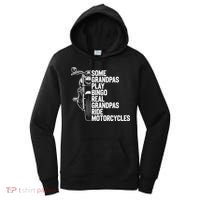 Some Grandpas Play Bingo Real Grandpas Ride Motorcycles Women's Hoodie thumb 0