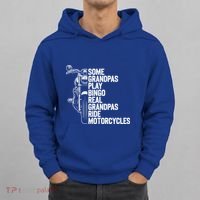Some Grandpas Play Bingo Real Grandpas Ride Motorcycles Hoodie thumb 0