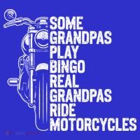 Some Grandpas Play Bingo Real Grandpas Ride Motorcycles Visor thumb 3